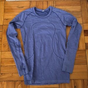 Lululemon Swiftly Tech Top Long Sleeve Purple Blue